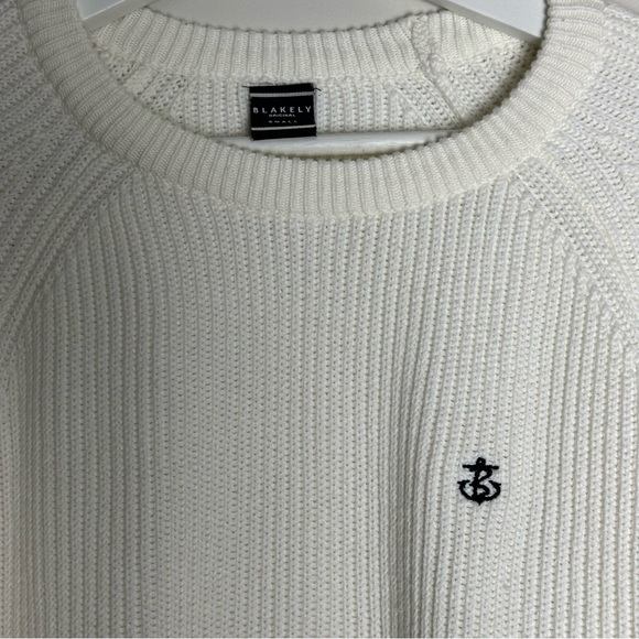 Men’s Blakely Levens Knit Jumper - White - Small *Like New* - Picture 3 of 3